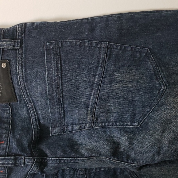 GUESS SLIM TAPERED LEG zipper pockes Biker Men's Jeans size waist 36 inseam 32 - Picture 12 of 16